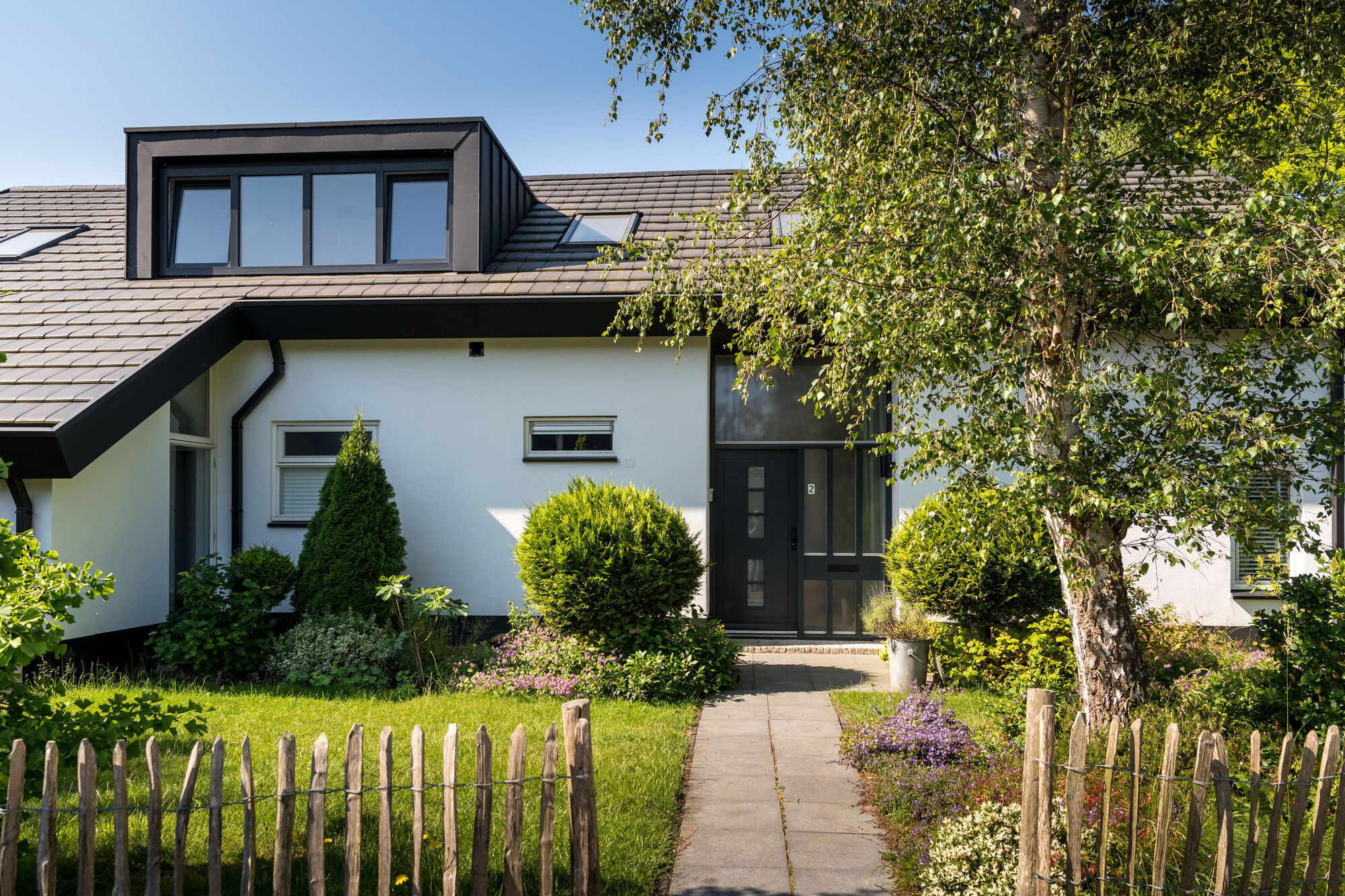 Gevel zand cement vrijstaand huis Alkmaar